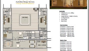 4 bedroom shipping container home